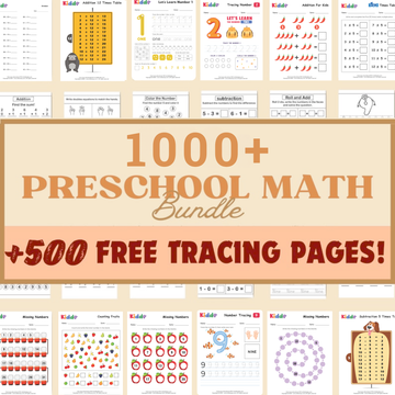 1,000+ Preschool Maths Mastery Pack | Counting & Early Numeracy Worksheets | Printable PDF