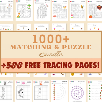 1,000+ Matching & Puzzle Worksheets | Brain Games & Logic Challenges | Printable PDF