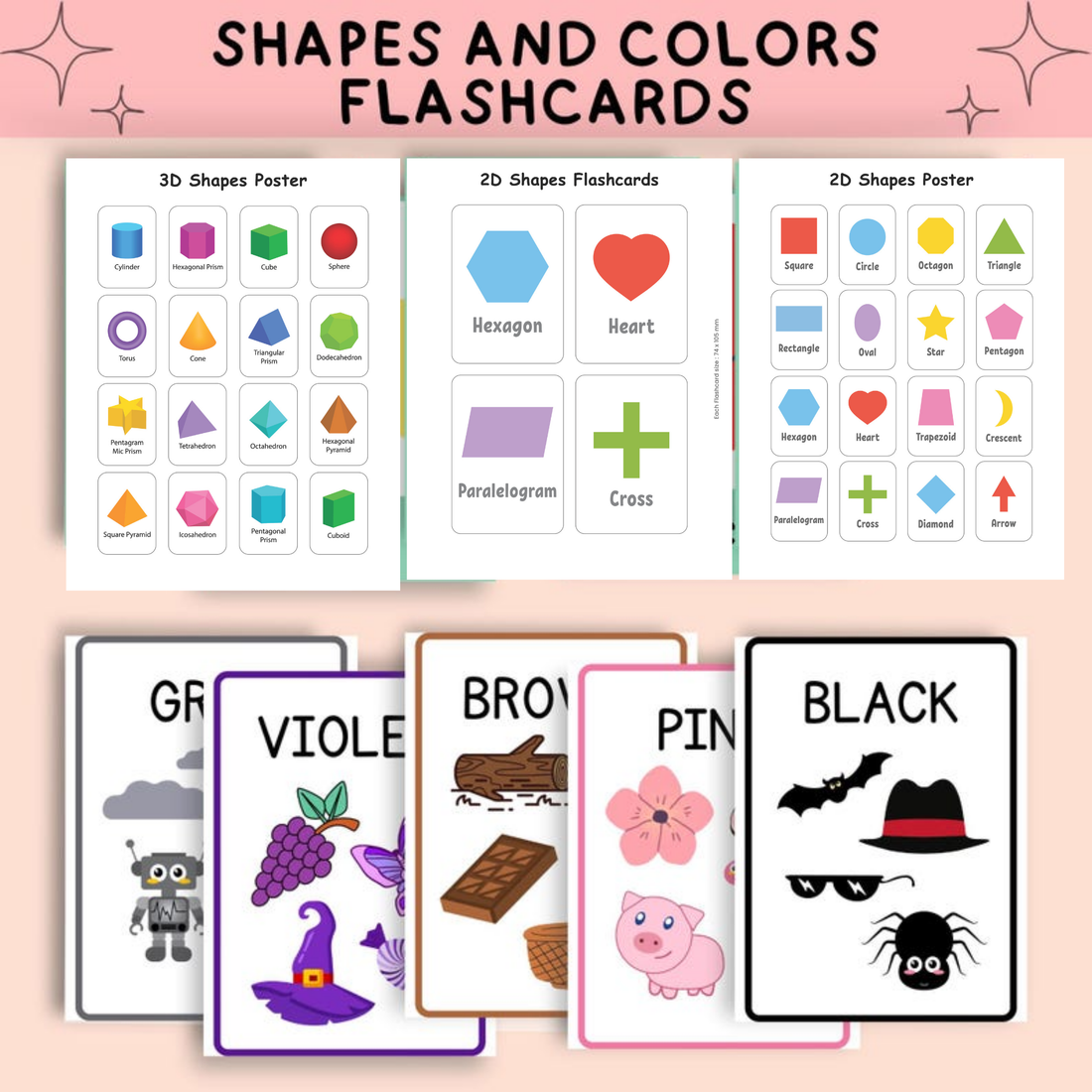 2,000+ Regular & Descriptive Flashcards | Visual Learning & Vocabulary Kit | Printable PDF