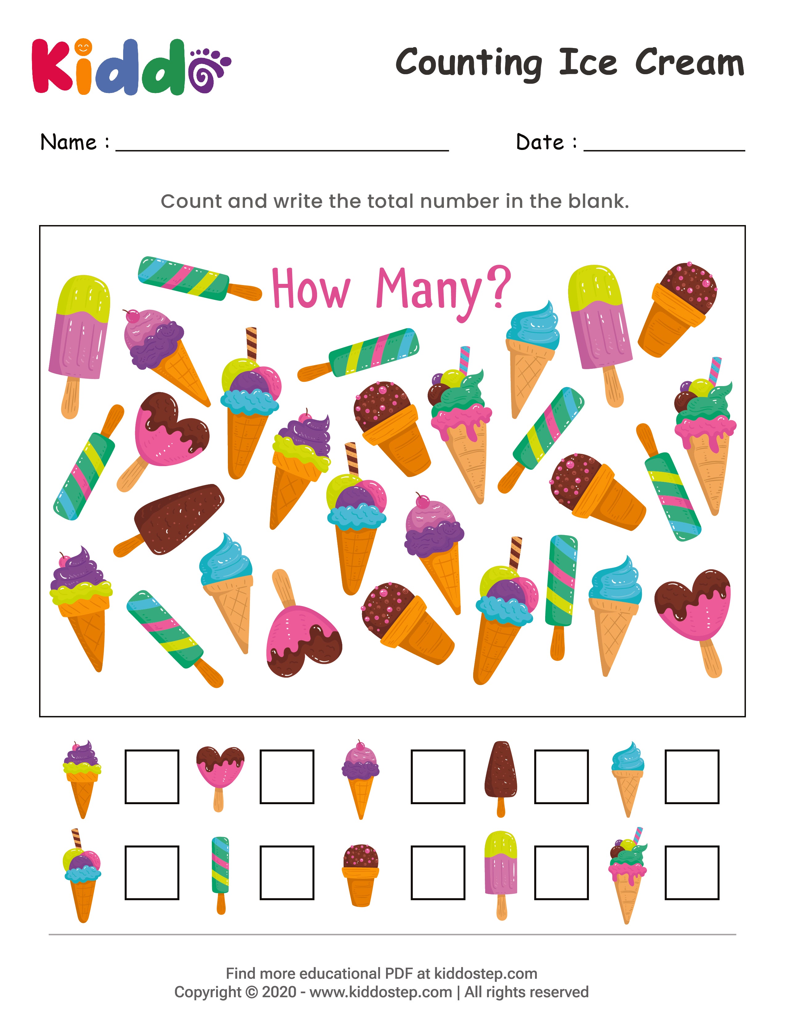 Math Counting Cakes
